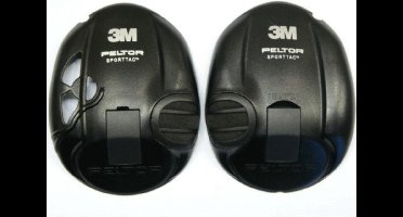 Reserve helmschaal voor SportTac Helm, Zwart