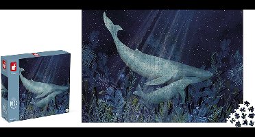 Janod Kidult Puzzel - Walvissen In De Diepte - 1000 Stukjes - Geschikt Vanaf 9 Jaar