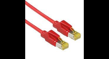 Draka UC900 premium S/FTP CAT6a 10 Gigabit netwerkkabel / rood - 0,50 meter