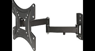 MyWall TV muurbeugel voor 23-42 inch schermen - Full Motion - Tot 25kg - Zwart