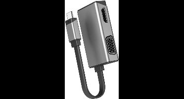 Alogic Magforce DUO PLAY 2-IN-1 Adapter (USB-C to HDMI + VGA )