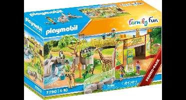 PLAYMOBIL Family Fun PROMO Avontuurlijke dierentuin - 71190