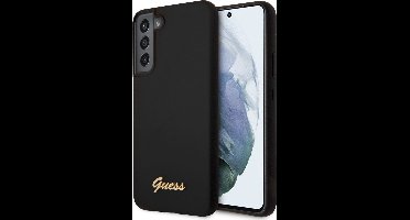 Guess Siliconen hoesje Samsung Galaxy S22 Plus - Zwart