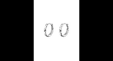 Gading® dames klapoorringen- zilveren buis -15mm *2mm- zilver 925