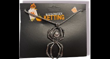 Halloween ketting spin, spider necklace, kindercrea