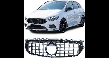 Mercedes B Klasse W247 Vanaf 2018 Sport Grill Hoogglans Zwart / Chrome Amg GT Look Panamericana