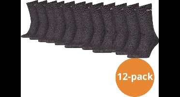Puma Sportsokken Antraciet - 12 paar Puma sportsokken - Unisex - Maat 39/42