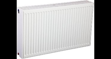 Bally Horizontale Ventielradiator Met 6 Aansluitingen H500xT33xB1000mm 2056 Watt Wit