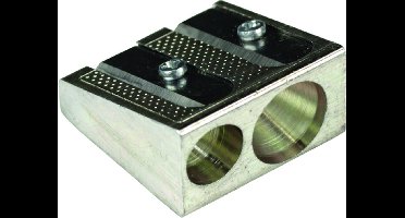 Aristo puntenslijper - afmetingen 26x10x15mm - diameter 8.2/11.2mm - in blisterverpakking - dubbelgaats - AR-87621B