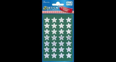 Avery Av-52811 Etiket Z-Design Christmas Pakje A 2 Vel Zilveren Sterren
