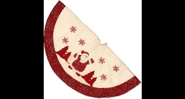 Unique Living - Treeskirt Riga D90 cm santa - Kerstboomkleed