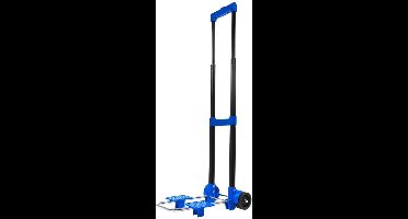 Proplus Inklapbare Bagagetrolley / Steekwagen Staal Zwart/blauw 30 Kg