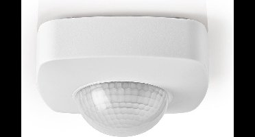 Nedis Bewegingsdetector - Binnen- en Buitenshuis - 3-Wire - Type-F (CEE 7/7) - 360 ° - 5 - 300 W - 300 W - 1200 W - 3 - 2000 Lux - Sensortechnologie: PIR - Sensorbereik: 2.0 - 8.0 m