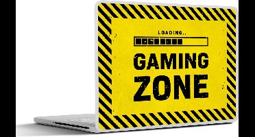 Laptop sticker - 11.6 inch - Gaming - Quotes - Controller - Gaming zone - Game - 30x21cm - Laptopstickers - Laptop skin - Cover