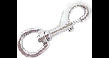 Musketonhaak - 43mm - Draaibaar - Zilver