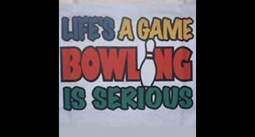 Bowling Bowlinghanddoekje Fun Towel 'Serious'