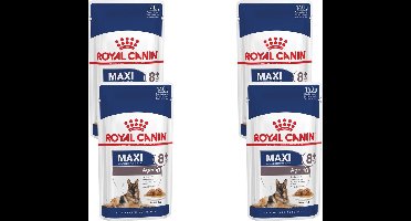 Royal Canin Maxi Ageing 8+ Natvoer - Hondenvoer - 4 x 10x140 g