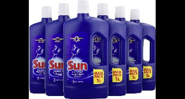 Sun Vaatwas Spoelglans - 6 x 1 L - Voordeelverpakking