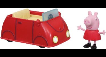 peppa pig little red car