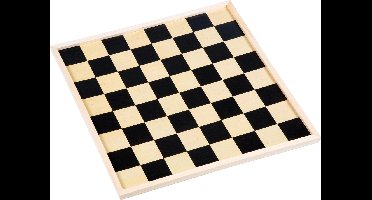 Tweezijdig Schaak- en Dambord van Hout – Groot Spelbord 40 x 40 cm – Houten Bord voor Schaakspel & Dammen – Klassiek Bordspel – Engelhart
