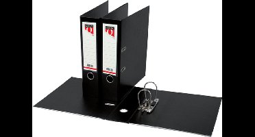 Ordner Quantore - A4 - 80mm breed - PP kunststof - zwart
