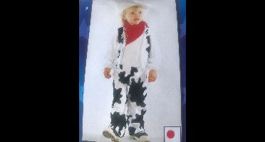Cowboy onsie koe carnavalkostuum 4-6j