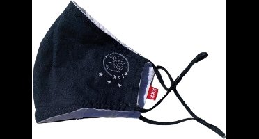 Ajax - Mondkapje - Zwart - Wit Logo