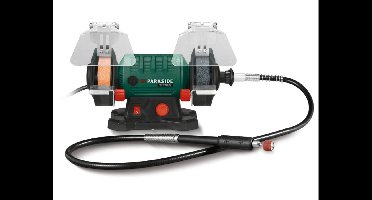 PARKSIDE® Dubbele slijpmachine - Dubbele slijpmachine met flexibele as Ø slijpstenen: 75 mm -