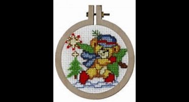 Pako borduurpakket Kerst Incl.Lijstje 204.025