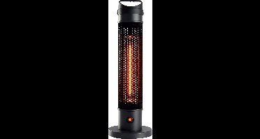 alpina Heater Terrasverwarmer Elektrisch - Infrarood Verwarming met 360 Graden Warmteverdeling - Heaters Elektrisch IP44 Spatwaterdicht - Terrasverwarmer Infrarood 800W voor Binnen en Buiten
