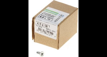 Hoenderdaal Spaanplaatschroef verzinkt platverzonken kop PZ2 voldraad 4.5X16 (per 200 stuks)