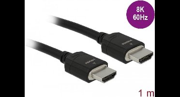 Delock High Speed HDMI kabel 48 Gbps 8K 60 Hz 1 mtr