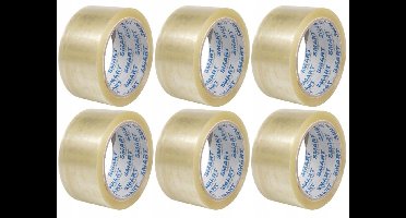 Transparante Pakkingstape 48mm x 60m - 6 Rollen