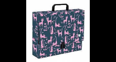 ST.RIGHT Lazy Cats A4 XL Kaart met Handvat