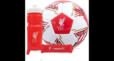 Liverpool FC - gift set - voetbal met handtekeningen - bidon - ballenpomp - 2025/2026