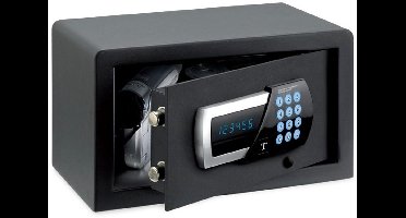 TECHNOMAX Hotel Kluis - Digitale Combinatieslot - Veiligheid - Zwart - Hoogwaardige Stalen Constructie - Aangepaste Mastercode