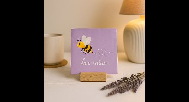 Bee mine - Keramische decoratie tegel - Valentijn