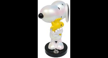 Pearlised Snoopy & Woodstock Statue / Beeld - Limited Edition 1000 Made Worldwide - 75th Anniversary