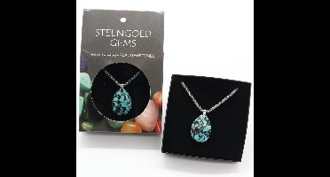 Gemstone ketting Turkoois
