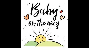 Wenskaart Geboorte - Baby On The Way - Met Envelop