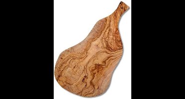Grote Olijfhouten Plancha Natuurlijke Vorm Ca. 65x40 cm | Unieke Snijplank of Serveerplank