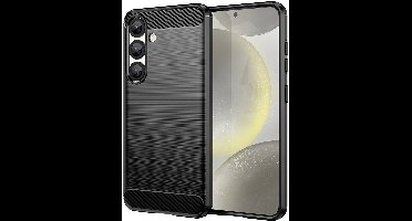 Hurtel Carbon Case Flexibele Siliconen Voor Xiaomi Note 14 Pro 5G