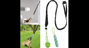 Speelgoed set hond - 3 stuks - Bijt touw - Tugger - Bal touw speelgoed - Speelgoed voor dieren - Honden speelgoed - Speelgoed hond met piepers