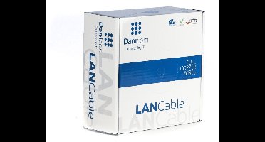 DANICOM CAT7 S/FTP 50 meter Buitenkabel op rol stug - PE (Fca)