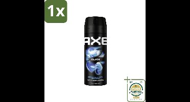 1 x Axe Deodorant Bodyspray Click 150 ml- 48 Uur Frisheid - Deodorant Bodyspray - Geur Van Groene Appel En Sandelhout - Zinktechnologie - Frisheid
