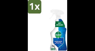 1 x Dettol Badkamerreiniger 500 ml - Badkamer Reinigen - Kalk Verwijderen - Zeepresten Verwijderen - Badkamer Schoonmaken - Badkamer Hygiëne