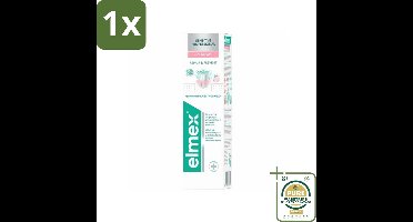 1 x Elmex Tandpasta Sensitive Professional Gum Care 75 ml- Gevoelige Tanden - Tandpasta - PRO-ARGIN Technologie - Gevoeligheid - Tandarts Aanbevolen