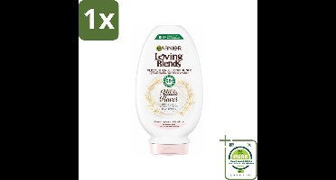 1 x Garnier Loving Blends Milde Haver Conditioner 250 ml - Haar Conditioner - Milde Conditioner - Gevoelige Hoofdhuid - Haver Conditioner - Rijstcrème