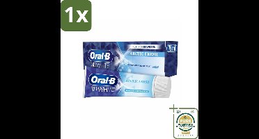 1 x Oral-B Tandpasta 3D White Arctic Fresh 75 ml- Tandpasta Whitening - Frisse Adem - Glazuur Bescherming - Tanden Witter Maken - Klinisch Bewezen Whitening
