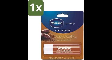 1 x Vaseline - Cocoa Butter - Lip Therapy Stick - Glans & Hydratatie - 4.8 g - Lippenbalsem - Lippenverzorging - Glans - Hydratatie - Cacaoboter